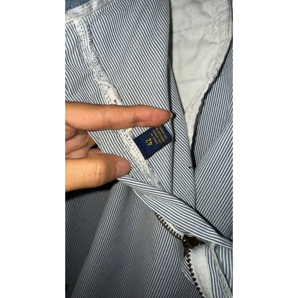 Ralph Lauren Men's Classic Fit Striped Seersucker Shorts w Pony Logo Size‎ 40 - Picture 11 of 11